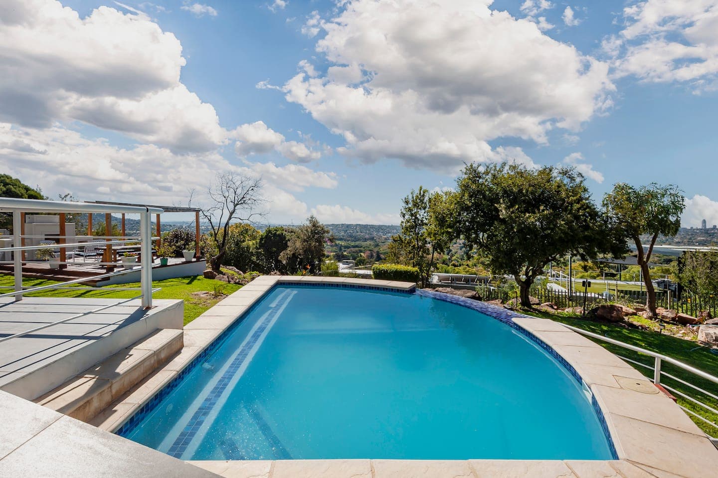 Pool overlooking Johannesburg